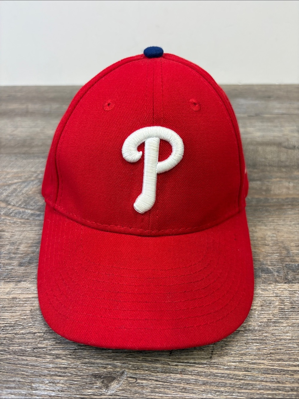 Philadelphia Phillies New Era Genuine Merchandise Red Adjustable Baseball Hat